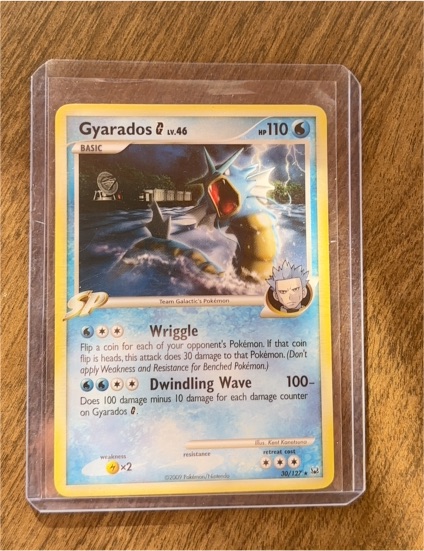 2009 Pokémon Platinum #30 Gyarados G — front