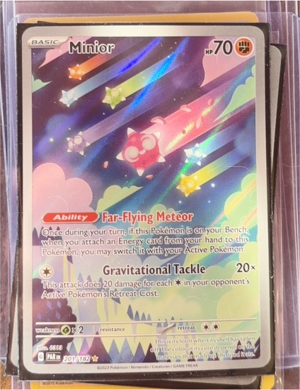 2023 Pokémon SV04: Paradox Rift #201 Minior — front