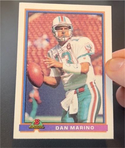 1991 Bowman #285 Dan Marino — front
