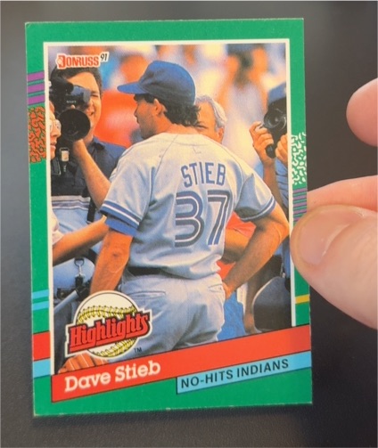 1991 Donruss #BC-21 Dave Stieb — front