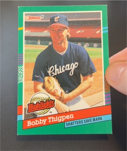 1991 Donruss #BC-20 Bobby Thigpen — front