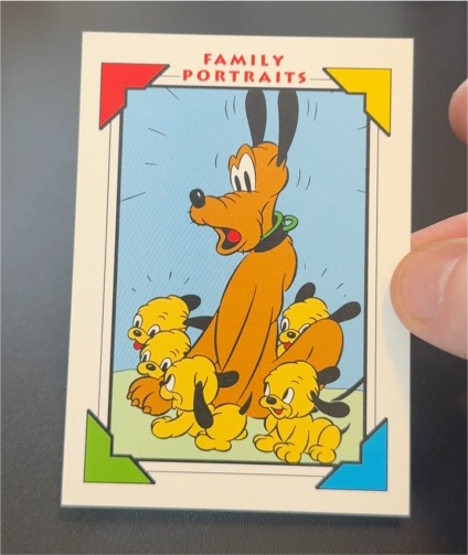 1991 Impel Disney Family Portraits #117 Pluto's Quin-Puplets — front
