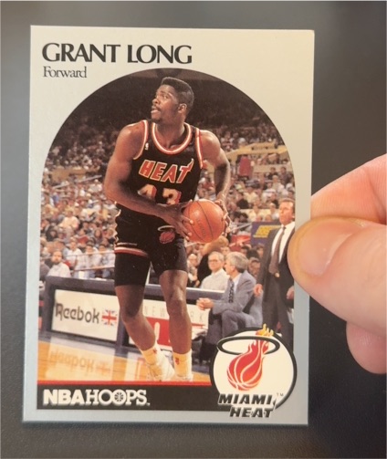 1990 NBA Hoops #167 Grant Long — front