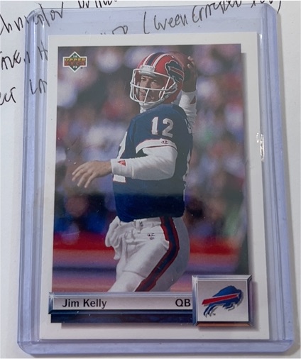 1992 Upper Deck #G30 Jim Kelly — front