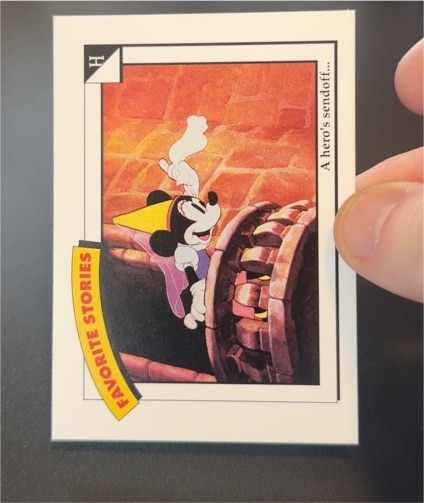 1991 Impel Disney Favorite Stories #2 Minnie Mouse A Hero's Sendoff — front