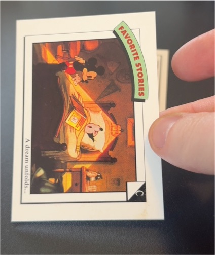 1991 Impel Disney Favorite Stories #36 A Dream Unfolds Thru The Mirror Mickey Mouse — front