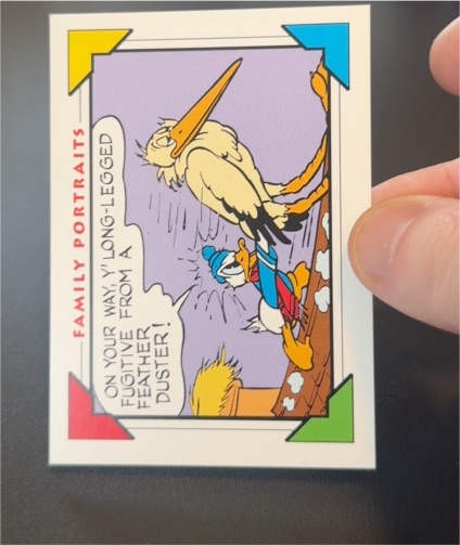 1991 Impel Disney Family Portraits #170 Donald Duck Sunday Comic Strip 1940 — front