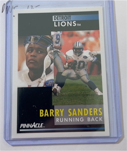 1991 Pinnacle #250 Barry Sanders — front