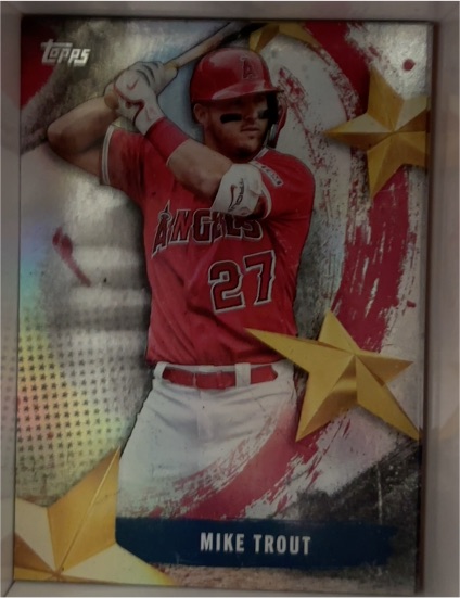 2025 Topps Series 1 Stars of MLB #SMLB-8 Mike Trout — front