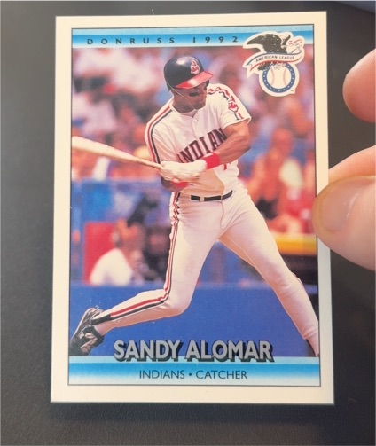 1992 Donruss #29 Sandy Alomar Jr. — front