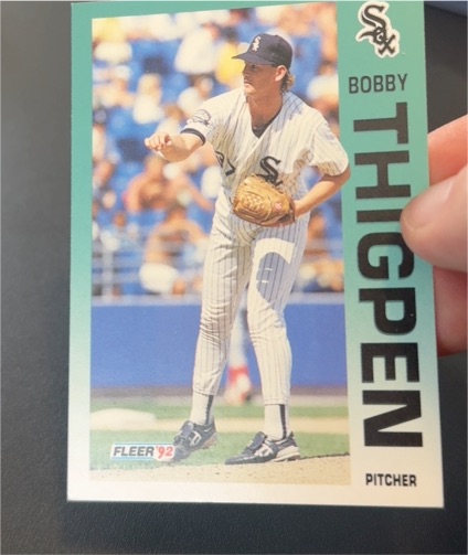 1992 Fleer #99 Bobby Thigpen — front