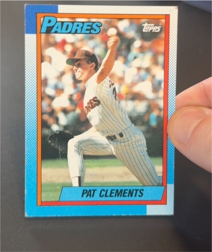 1990 Topps #548 Pat Clements — front