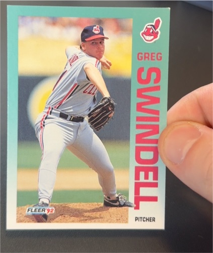 1992 Fleer #124 Greg Swindell — front