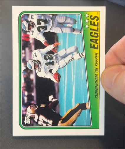 1988 Topps #233 Randall Cunningham Philadelphia Eagles — front