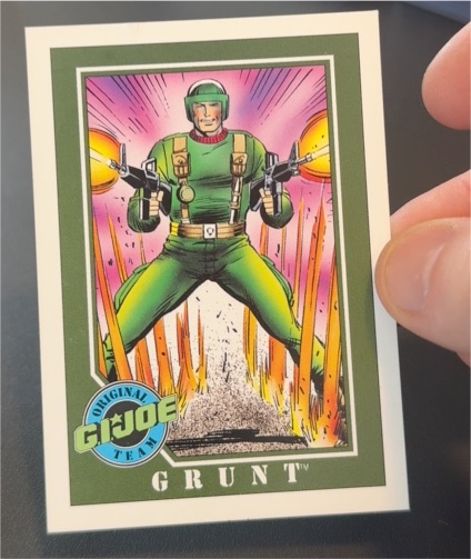 1991 Impel G.I. Joe Series 1 #43 Grunt — front