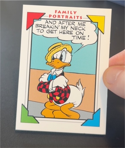 1991 Impel Disney Family Portraits #158 Donald Duck — front