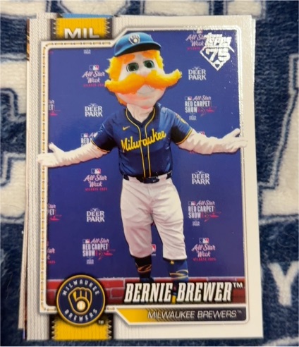 2026 Topps #M-5 Bernie Brewer — front