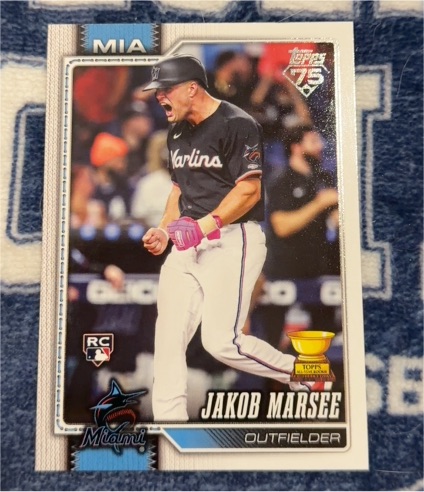 2026 Topps Series 1 #37 Jakob Marsee — front