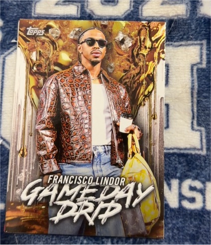 2026 Topps Celebration Gameday Drip #GD-10 Francisco Lindor — front