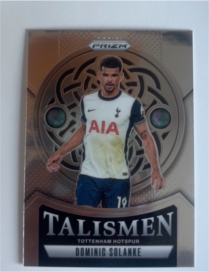 2024-25 Panini Prizm Premier League #5 Dominic Solanke Talismen Silver — front