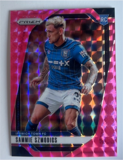 2024-25 Panini Prizm Premier League #285 Sammie Szmodics Pink Mosaic Prizm — front