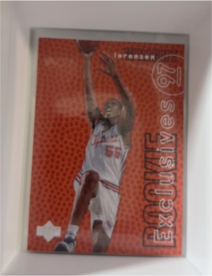 1996-97 Upper Deck Rookie Exclusives #R14 Lorenzen Wright — front