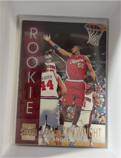 1996-97 Topps Stadium Club #R5 Lorenzen Wright — front