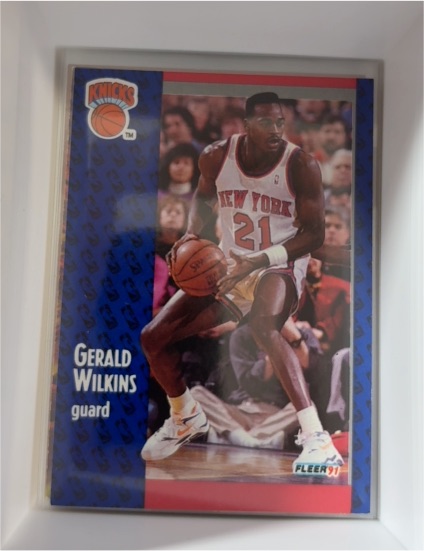 1991-92 Fleer #142 Gerald Wilkins — front