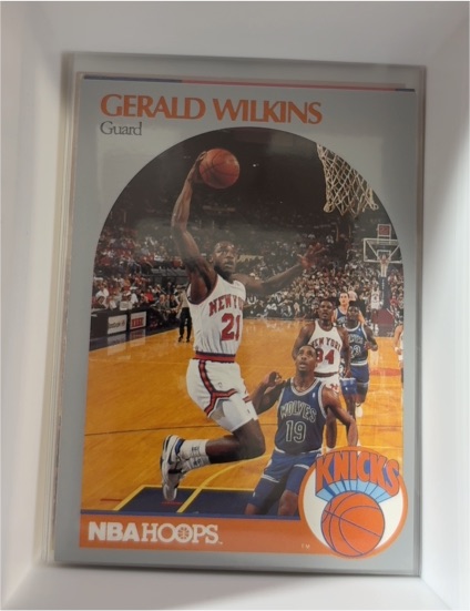 1990-91 NBA Hoops #212 Gerald Wilkins — front