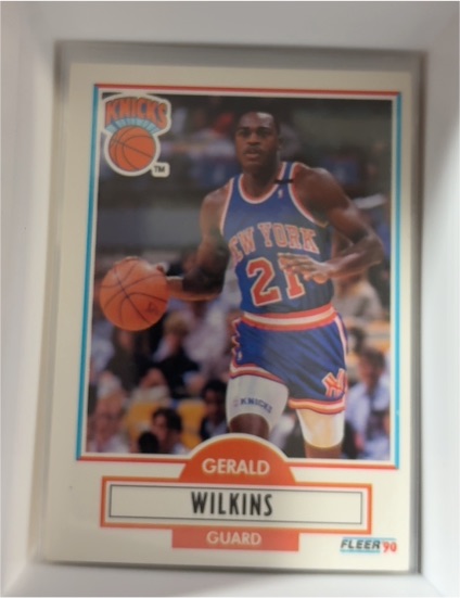 1990-91 Fleer #131 Gerald Wilkins — front