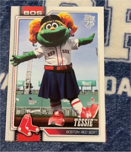 2026 Topps Celebrations #M-26 Tessie Boston Red Sox Mascot — front