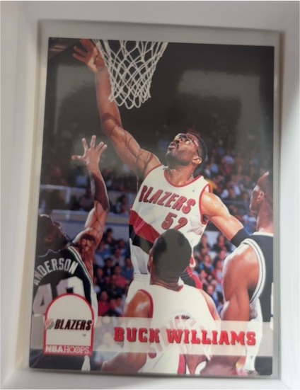 1993 NBA Hoops #185 Buck Williams — front