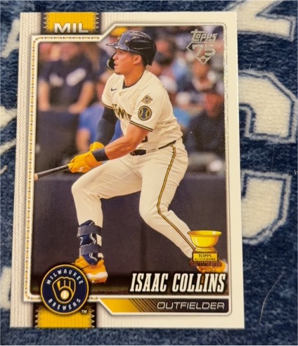 2026 Topps Series 1 #202 Isaac Collins — front