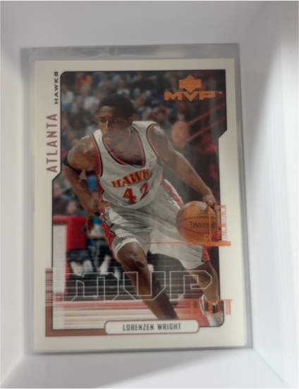 2000-01 Upper Deck MVP #7 Lorenzen Wright — front