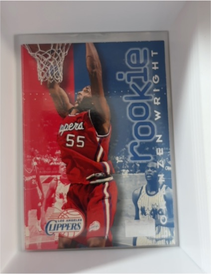 1996-97 Skybox Premium #239 Lorenzen Wright Rookie — front