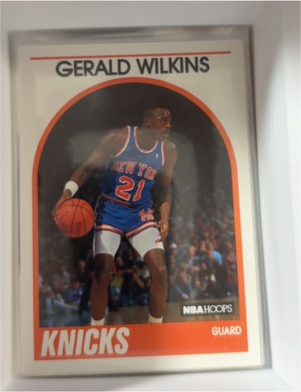 1989-90 Hoops #63 Gerald Wilkins — front