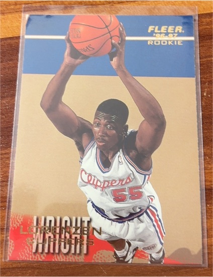 1996-97 Fleer #202 Lorenzen Wright — front