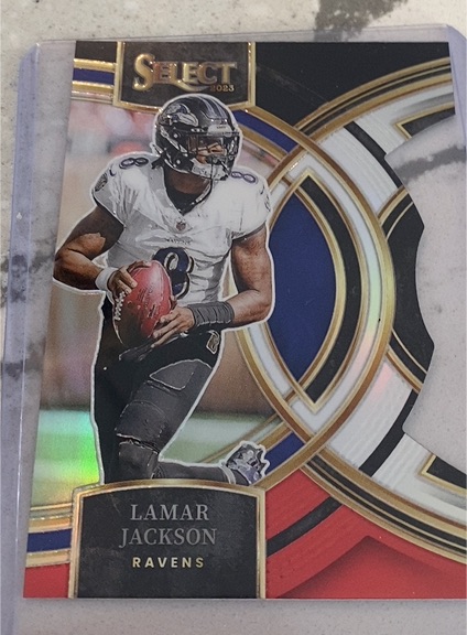 2023 Panini Select Premier Level #190 Lamar Jackson — front