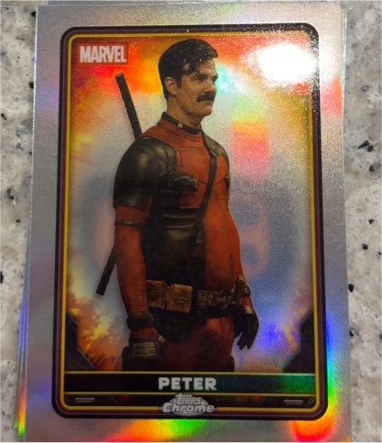 2025 Topps Chrome Deadpool #23 Peter — front