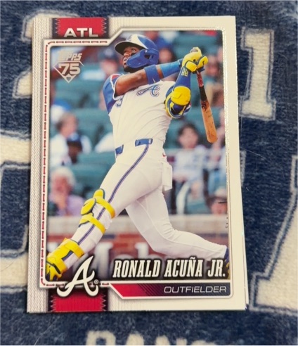 2026 Topps Series 1 #50 Ronald Acuña Jr. — front