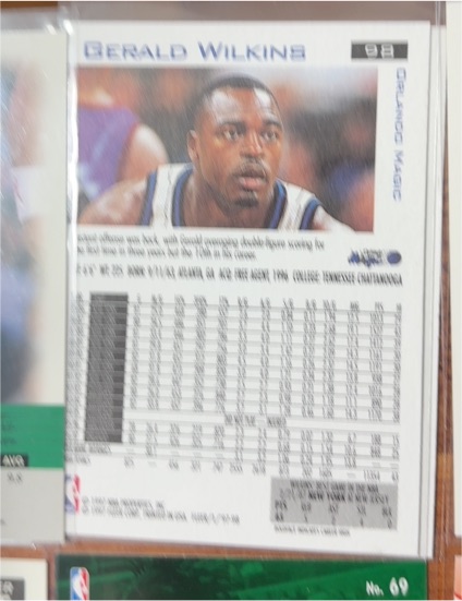 1992-93 Upper Deck #73 Gerald Wilkins — front