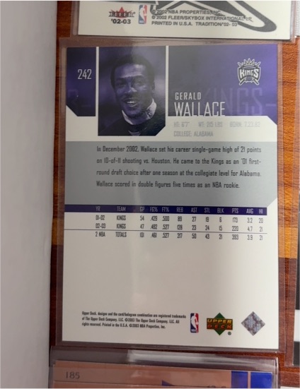 2002 Upper Deck #242 Gerald Wallace — front