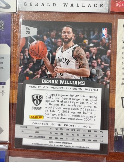 2013-14 Panini #28 Deron Williams — front