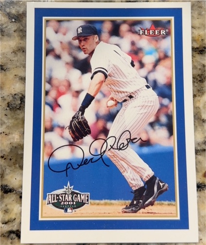 2001 Fleer #2 Derek Jeter All-Star Game — front
