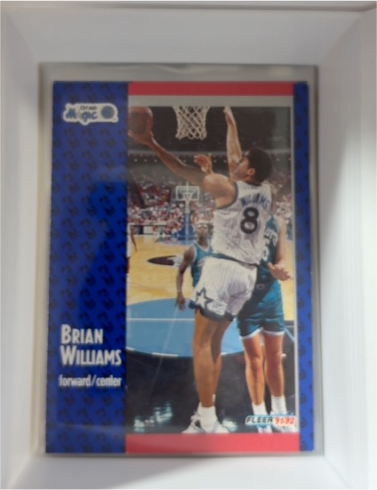 1991-92 Fleer #334 Brian Williams — front