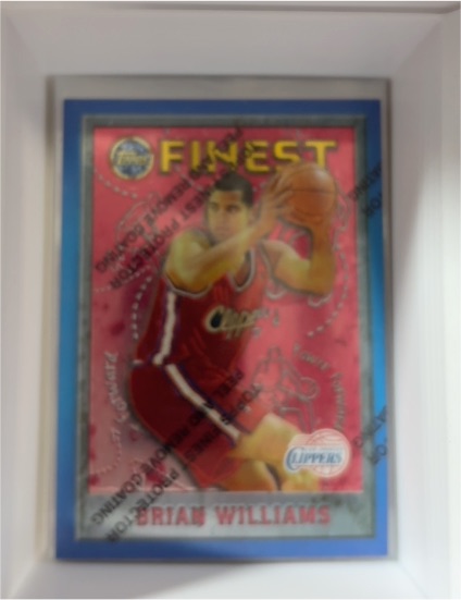 1995-96 Topps Finest #147 Brian Williams — front