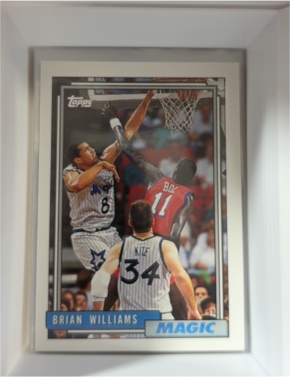 1992-93 Topps #55 Brian Williams — front