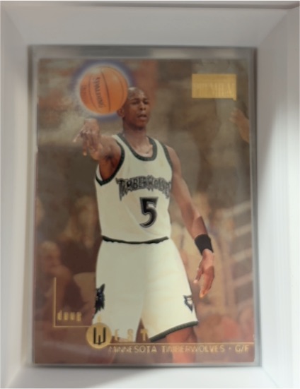1996-97 SkyBox Premium #170 Doug West Minnesota Timberwolves — front