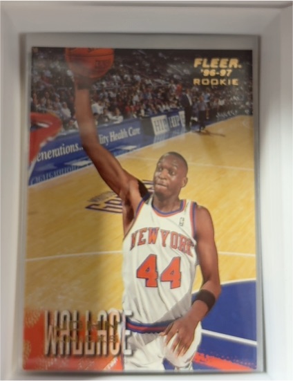 1996-97 Fleer #228 John Wallace Rookie — front
