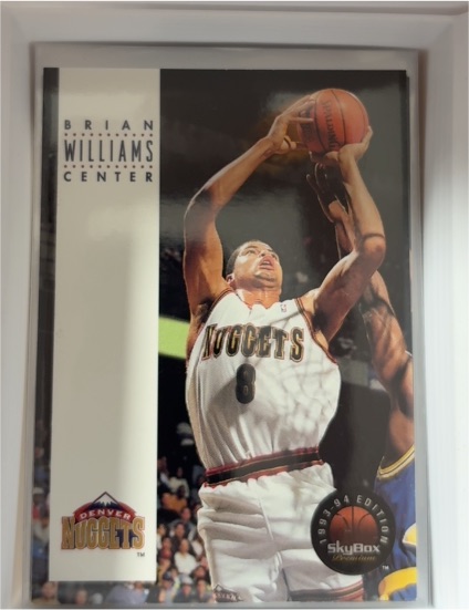 1993-94 SkyBox Premium #218 Brian Williams Denver Nuggets — front
